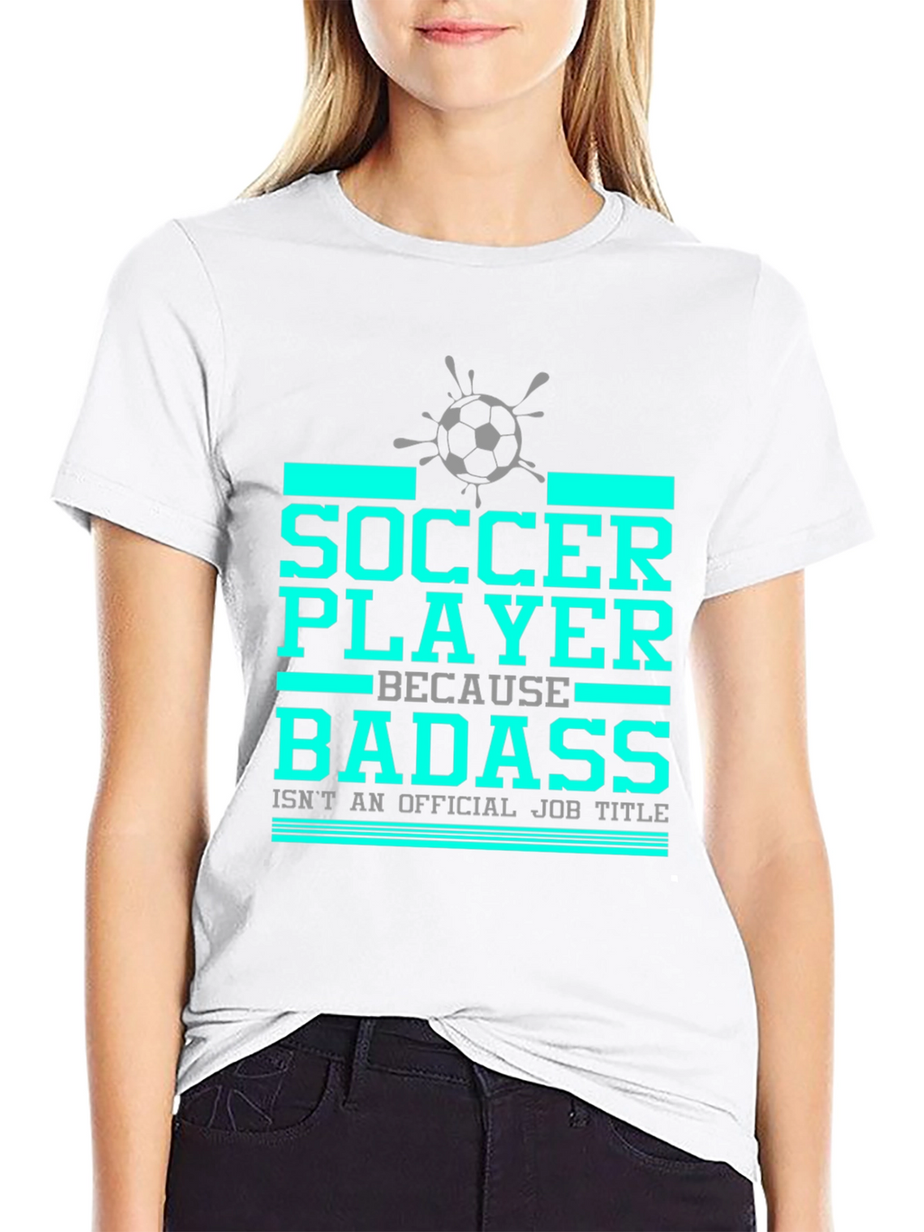 Soccer Player Badass Graphic T-Shirt