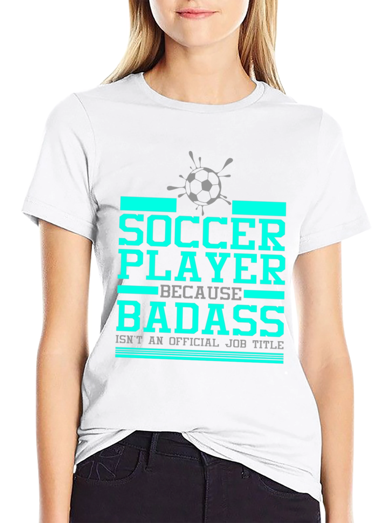 Soccer Player Badass Graphic T-Shirt