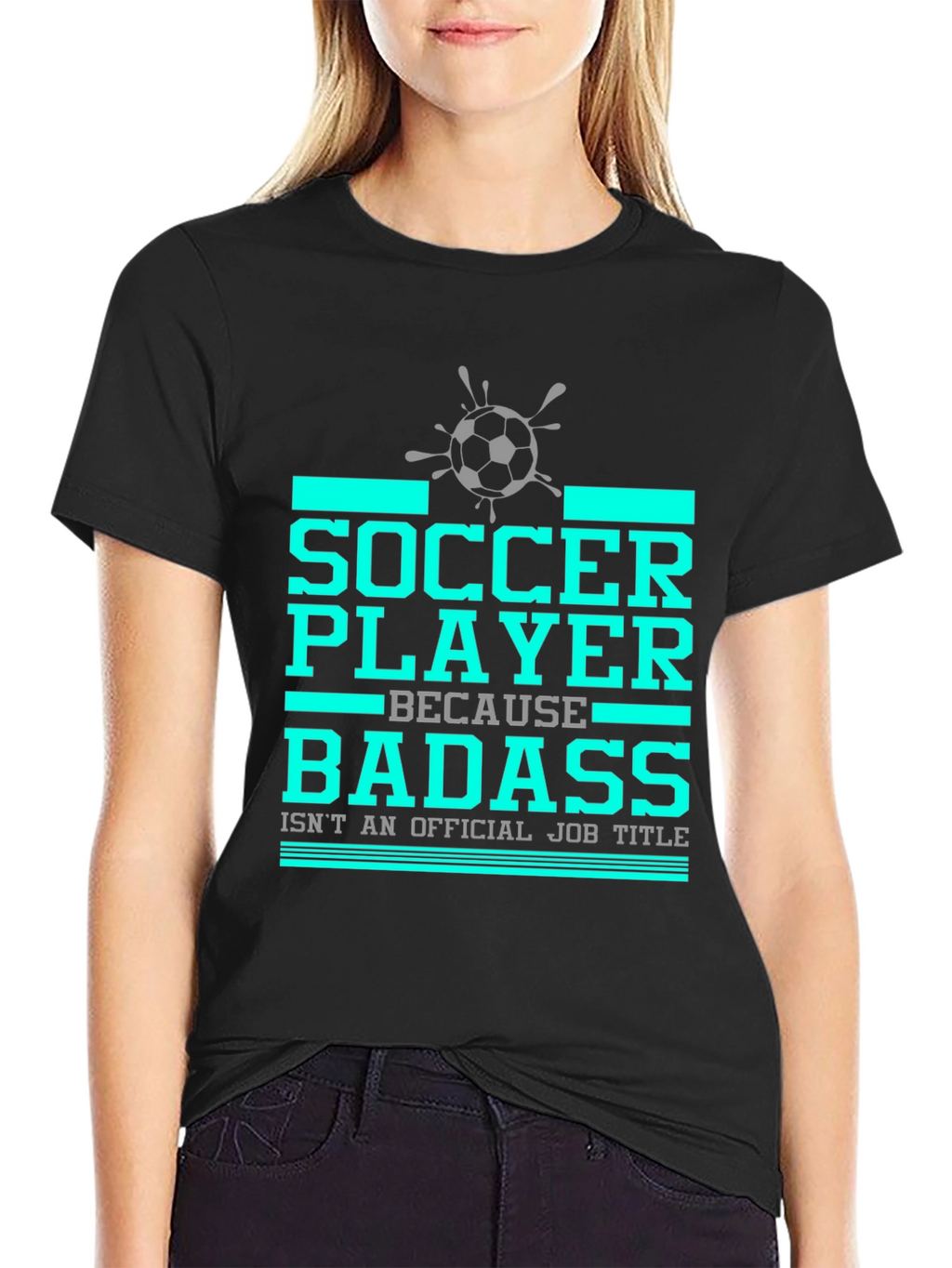 Soccer Player Badass Graphic T-Shirt