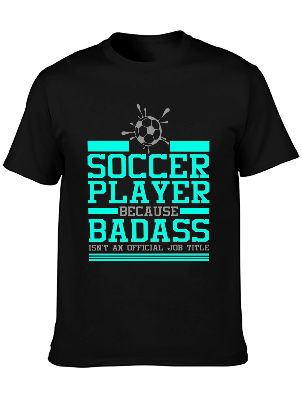 Soccer Player Badass Graphic T-Shirt