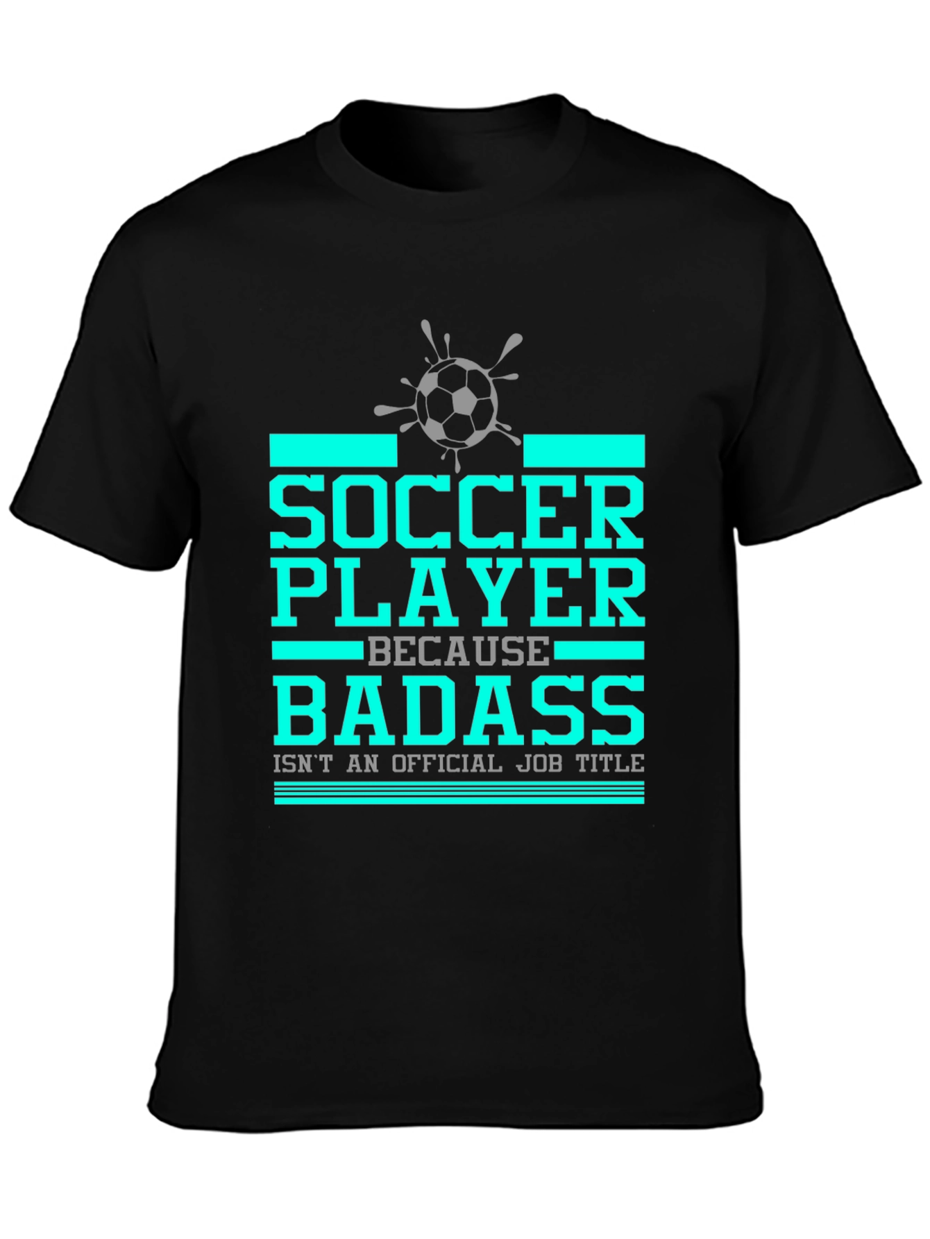 Soccer Player Badass Graphic T-Shirt