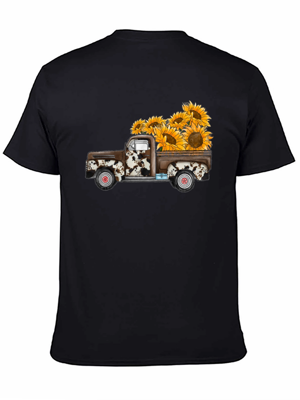 Sunflower Truck Graphic Tee - Casual Comfort