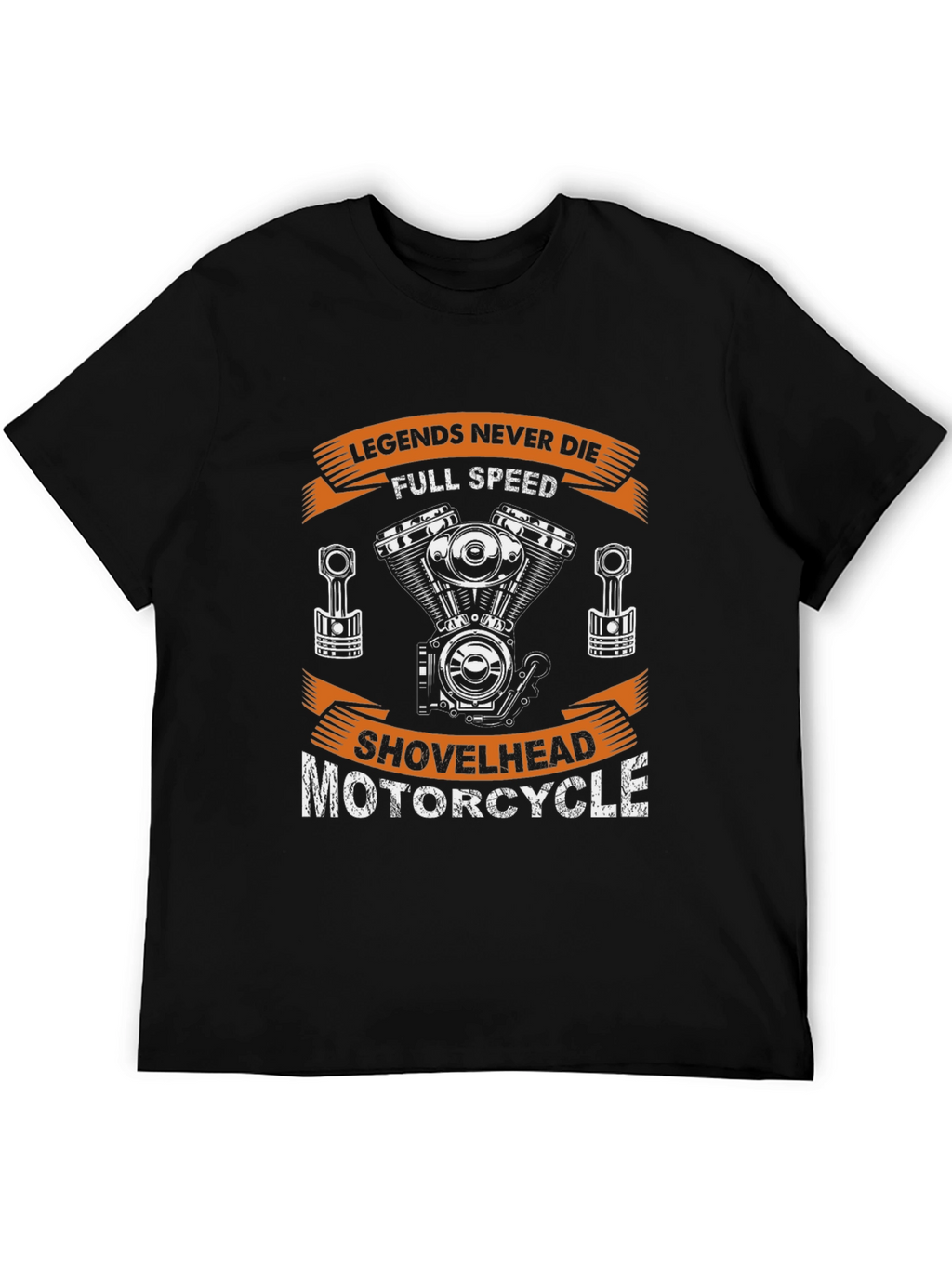 Legends Never Die Motorcycle Shovelhead T-Shirt
