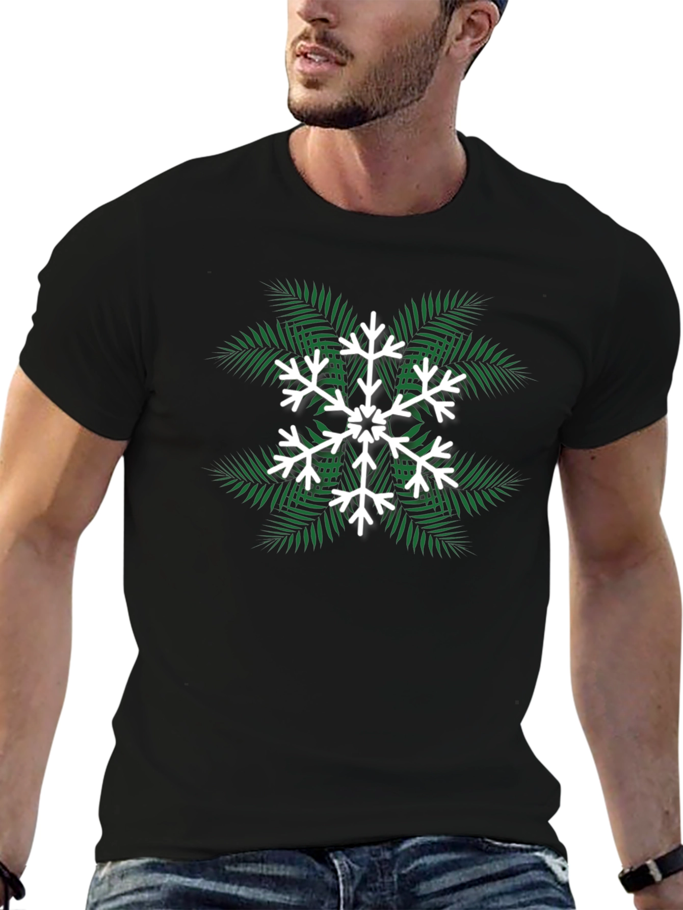 Tropical Snowflake Tee - Holiday Style