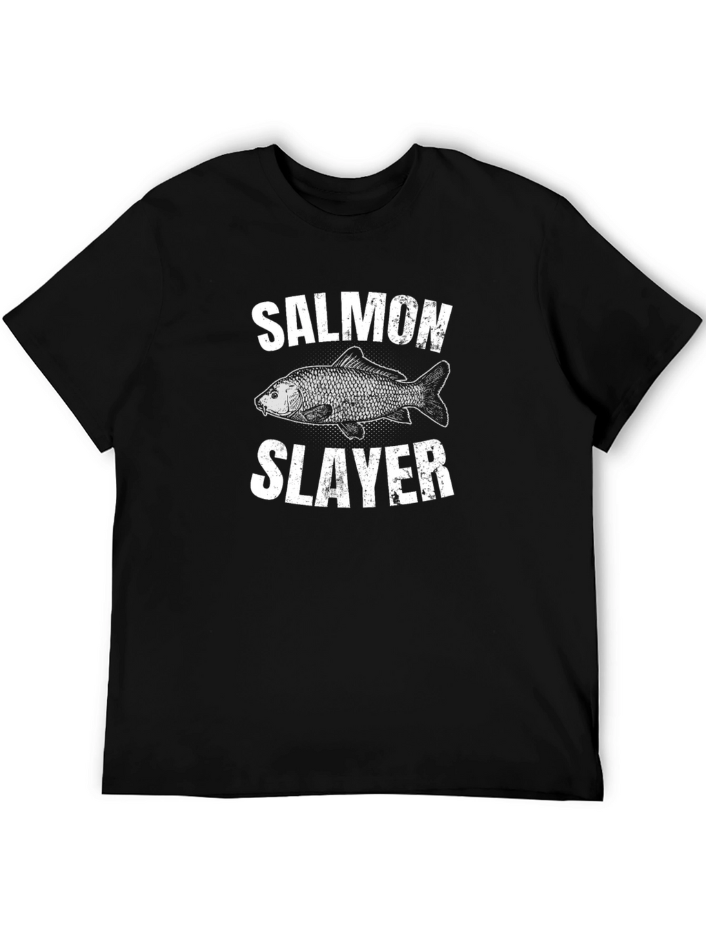 Salmon Slayer Graphic Tee Fishing T-Shirt
