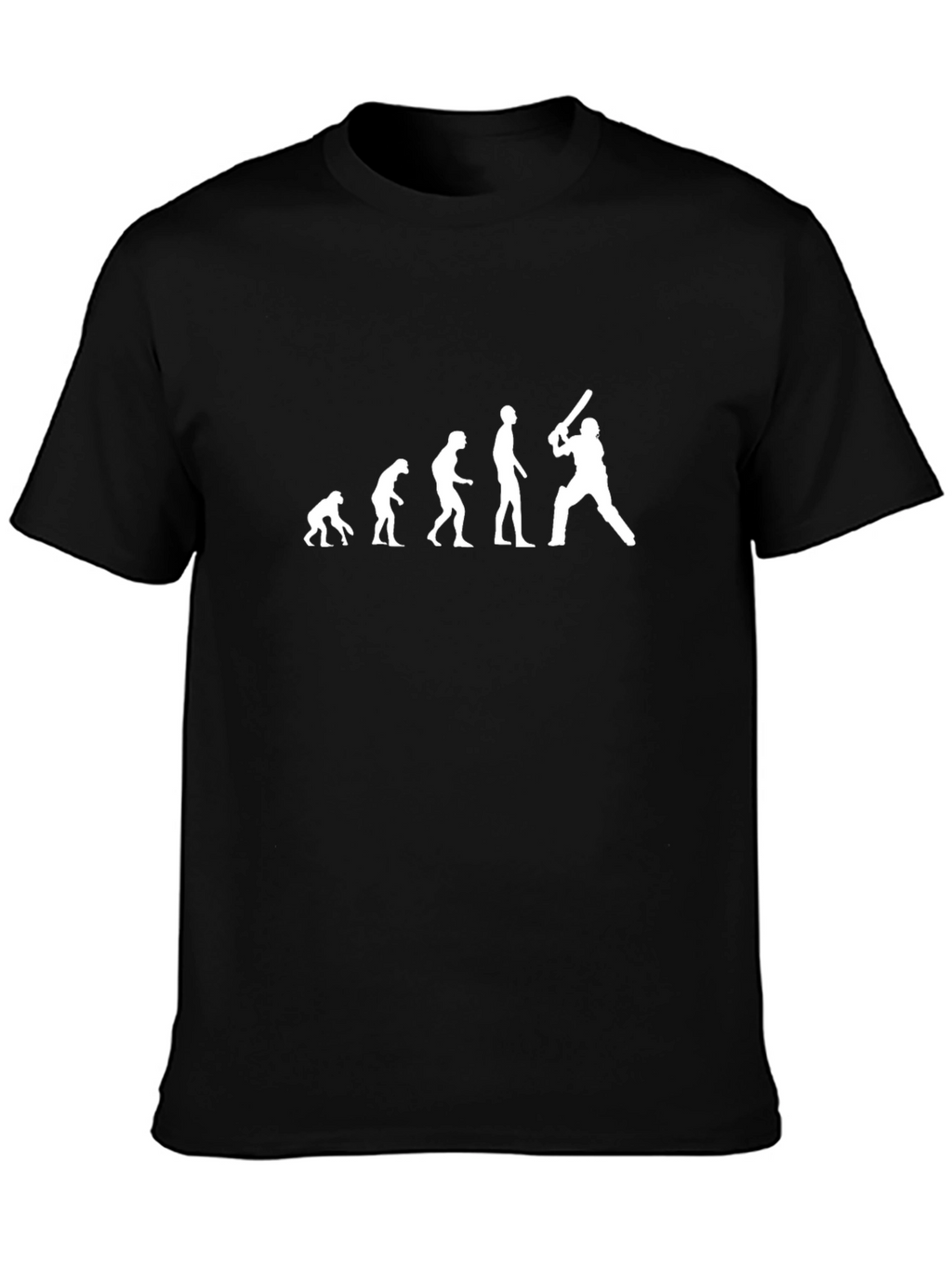 Evolution of Cricket Black T-Shirt