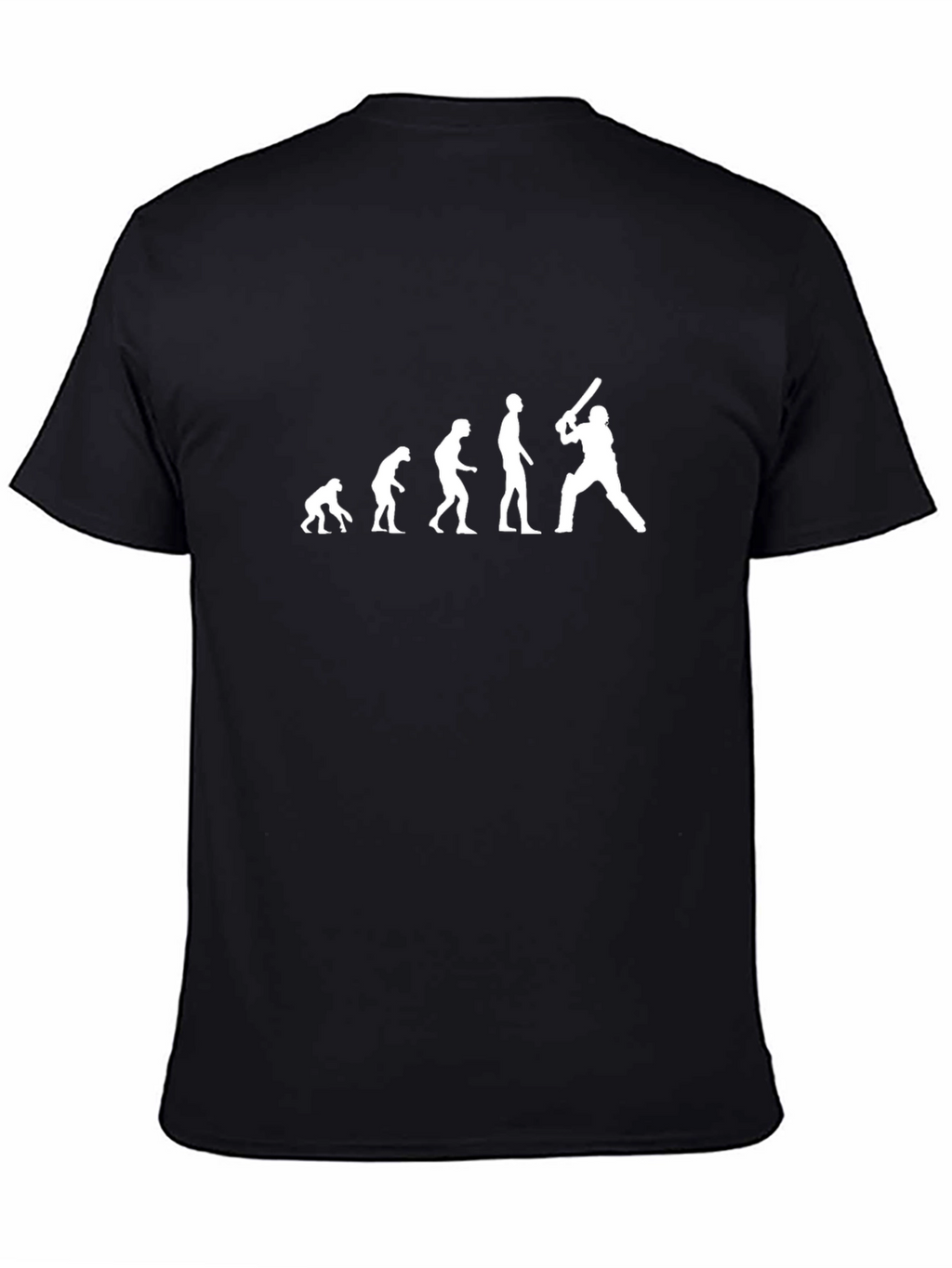 Evolution of Cricket Black T-Shirt