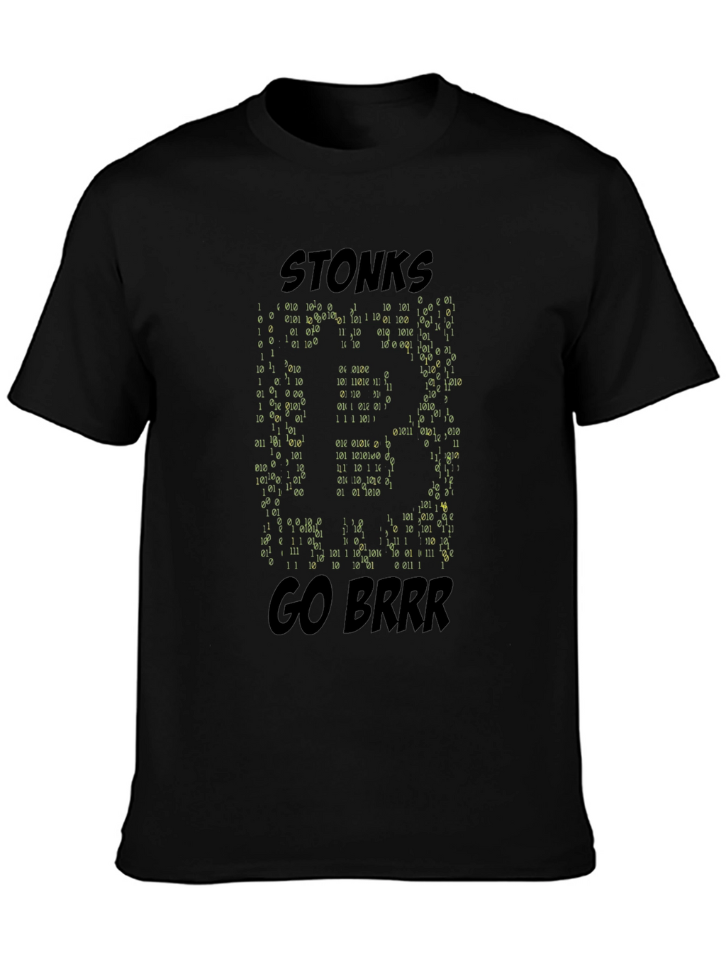 Stonks Go Brrr Bitcoin T-Shirt