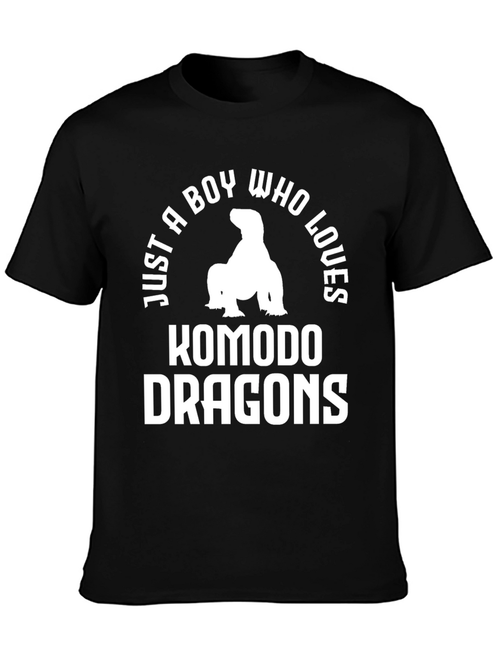 Komodo Dragon Lover Black T-Shirt