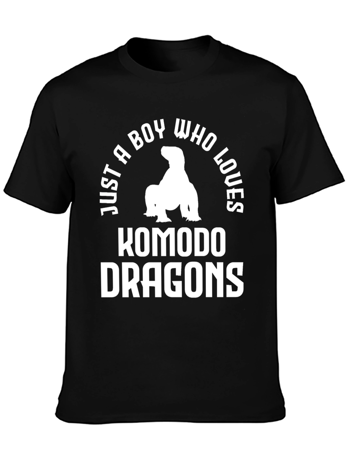 Komodo Dragon Lover Black T-Shirt