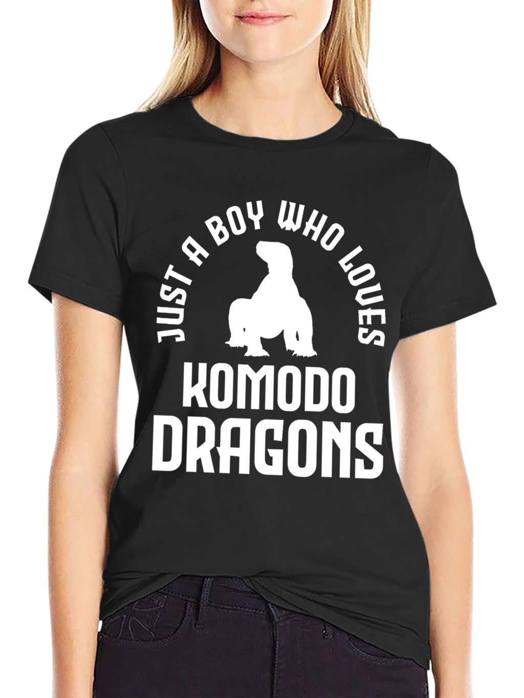Komodo Dragon Lover Black T-Shirt