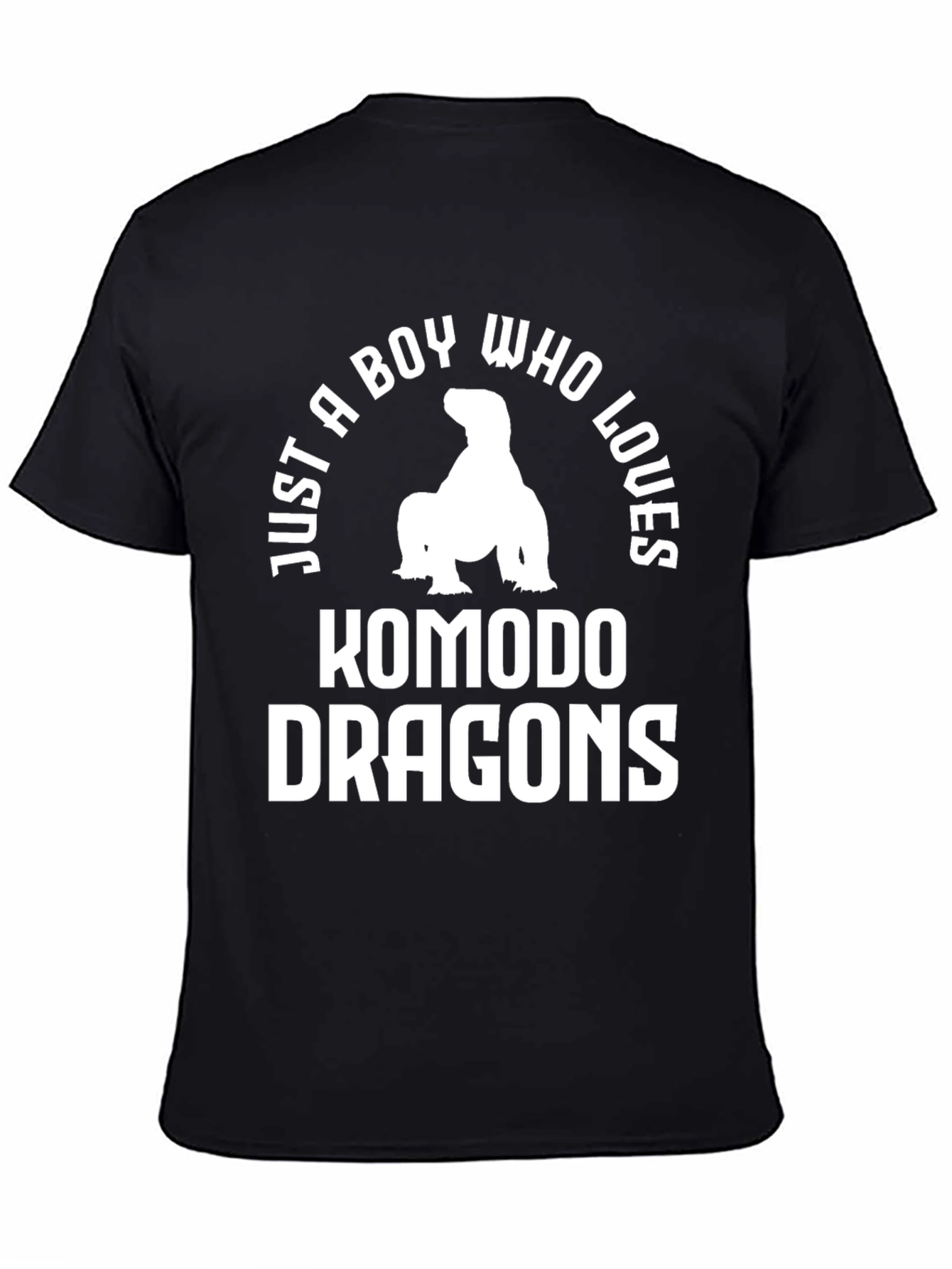 Komodo Dragon Lover Black T-Shirt