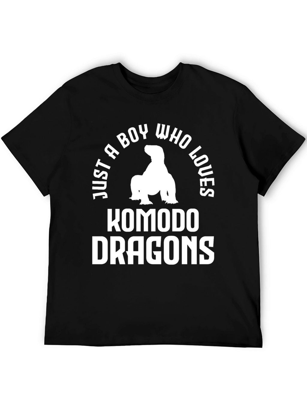 Komodo Dragon Lover Black T-Shirt