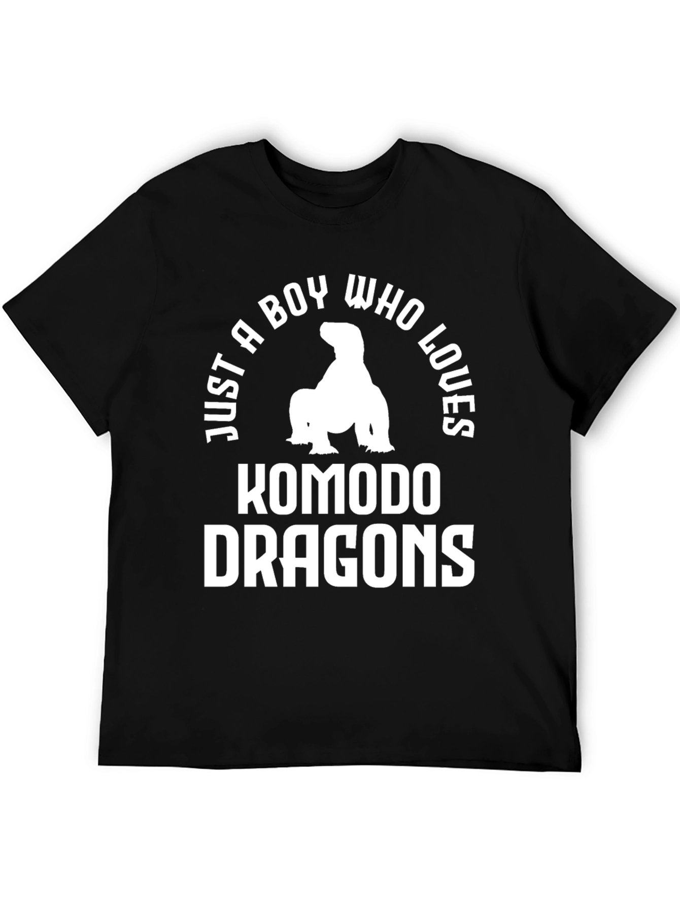 Komodo Dragon Lover Black T-Shirt