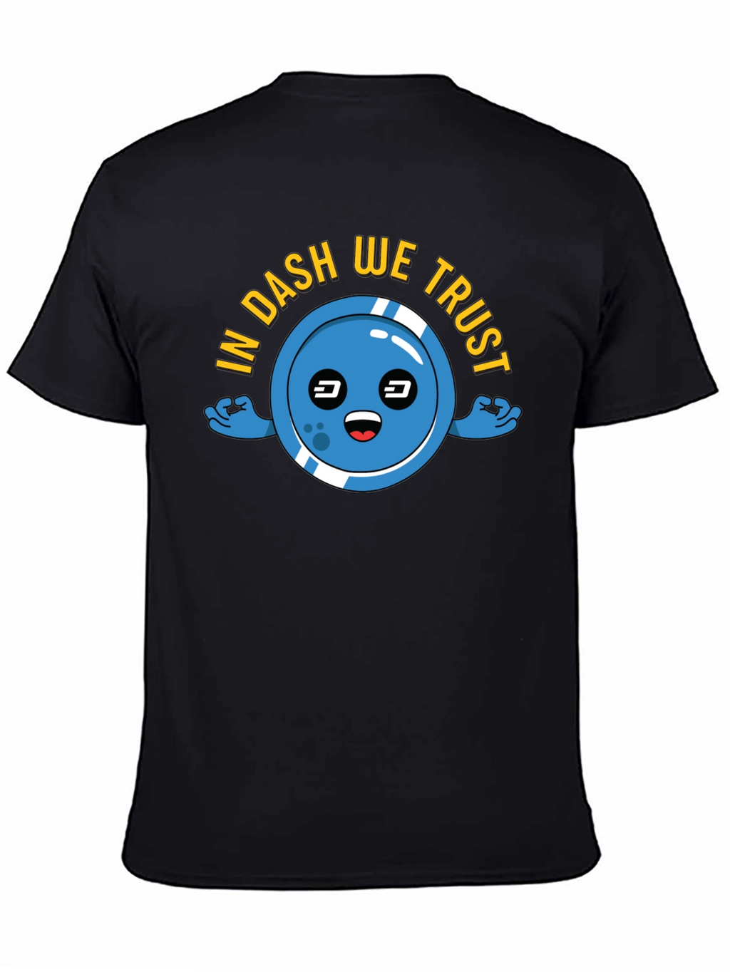 In DASH We Trust T-Shirt Crypto Black Tee