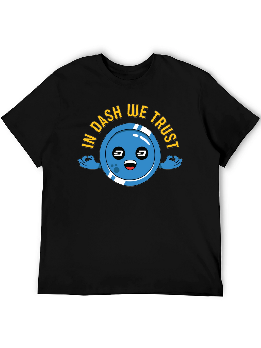 In DASH We Trust T-Shirt Crypto Black Tee