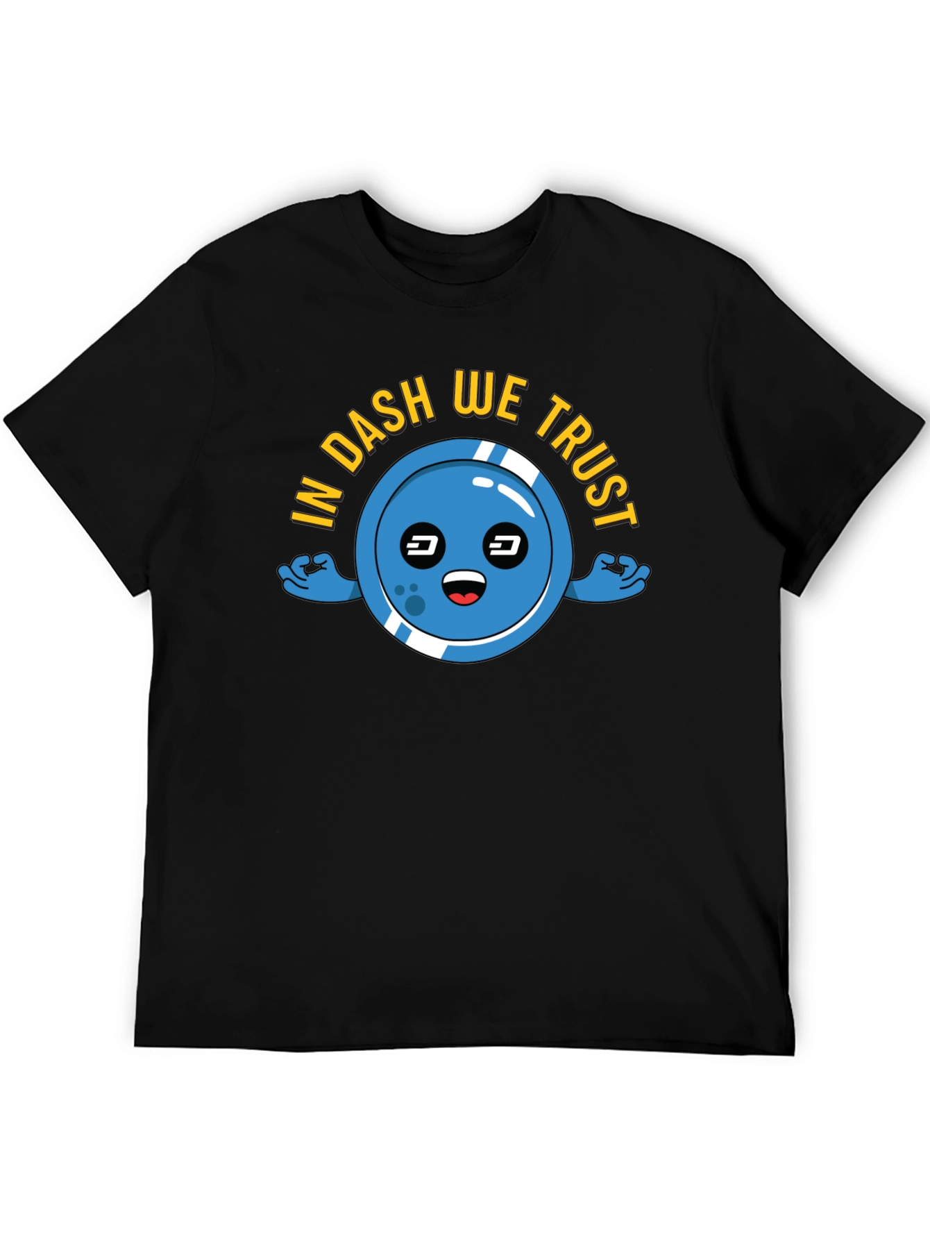 In DASH We Trust T-Shirt Crypto Black Tee