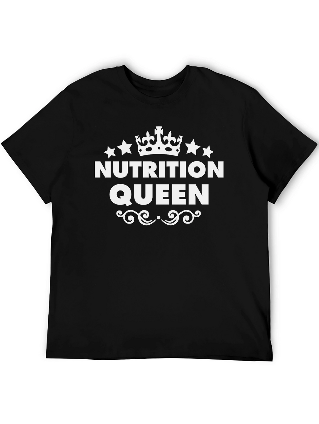 Nutrition Queen Black Graphic T-Shirt