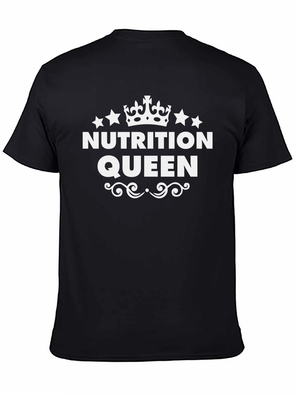 Nutrition Queen Black Graphic T-Shirt