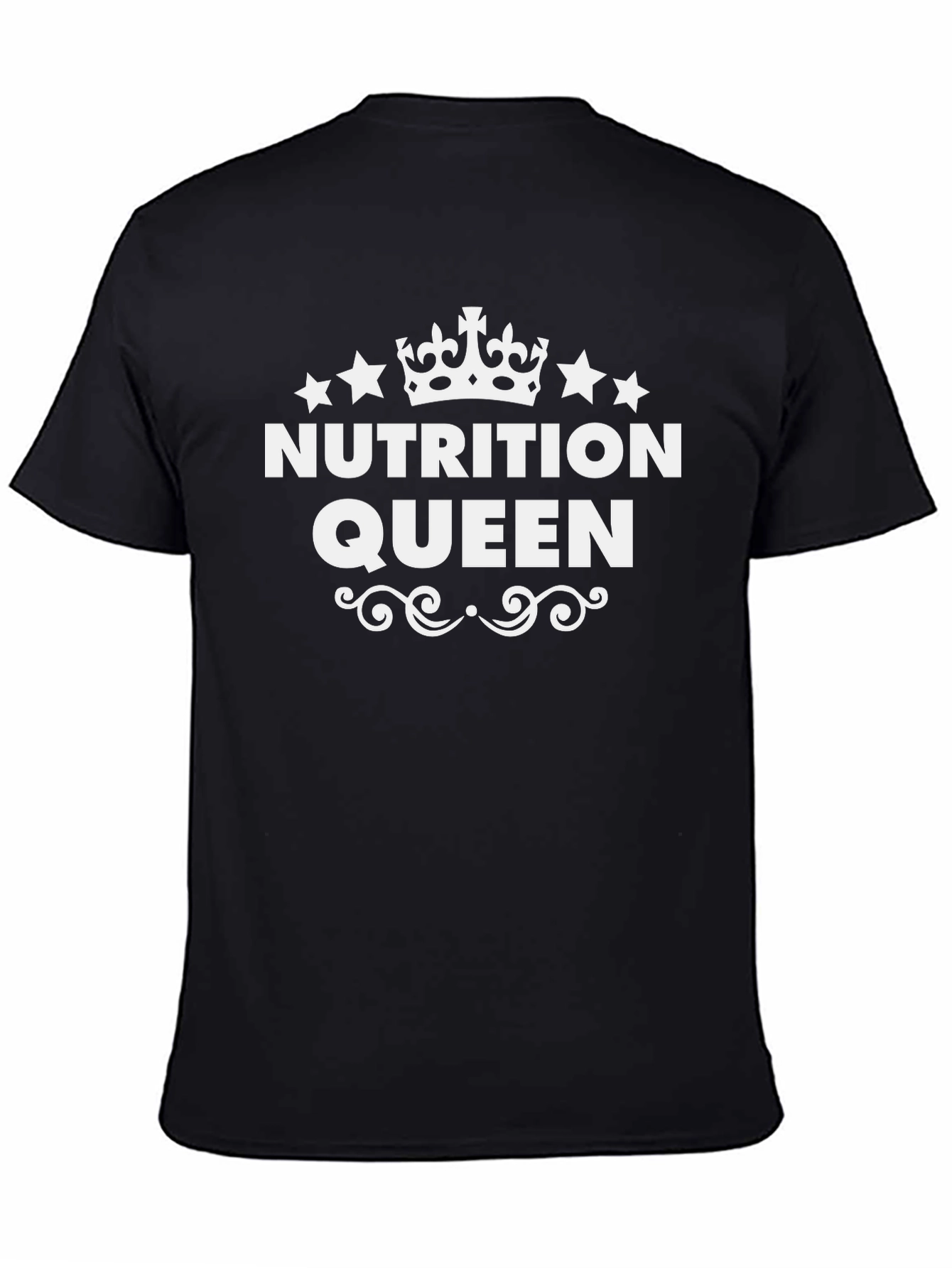 Nutrition Queen Black Graphic T-Shirt