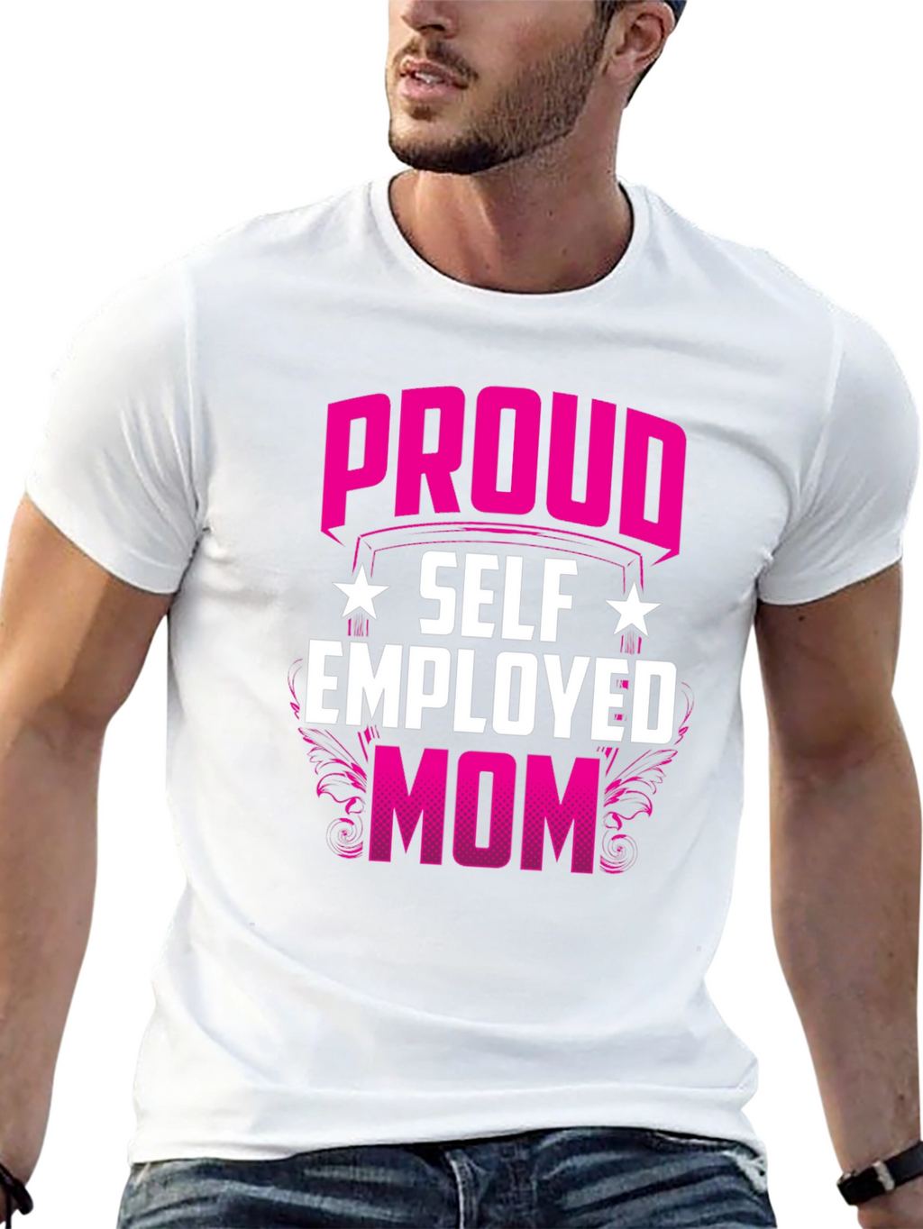 Proud Self Employed Mom T-Shirt