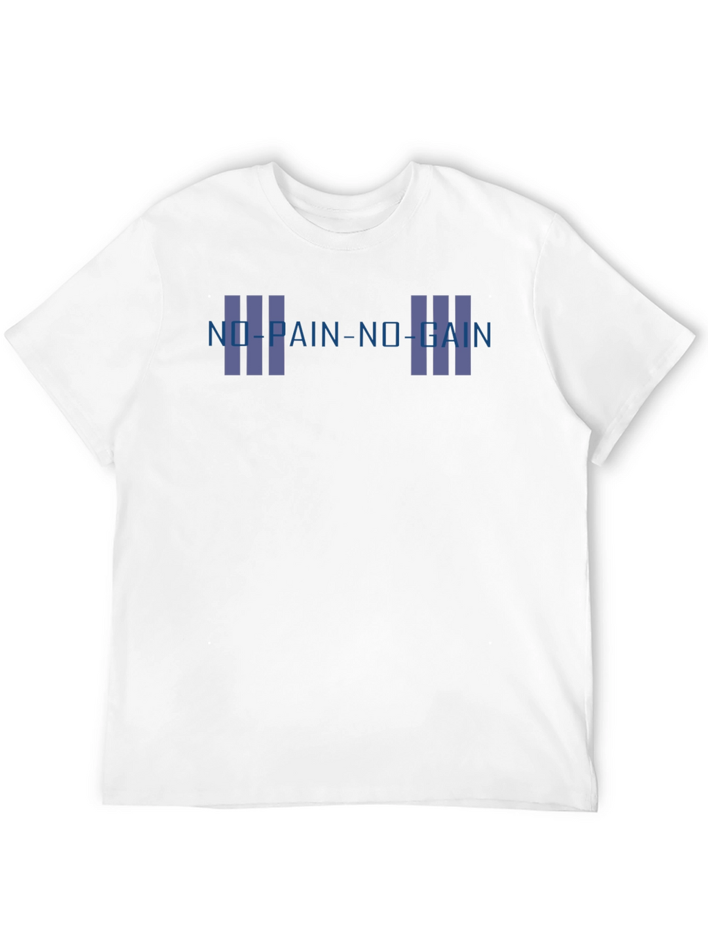 No Pain No Gain Graphic T-Shirt - Black