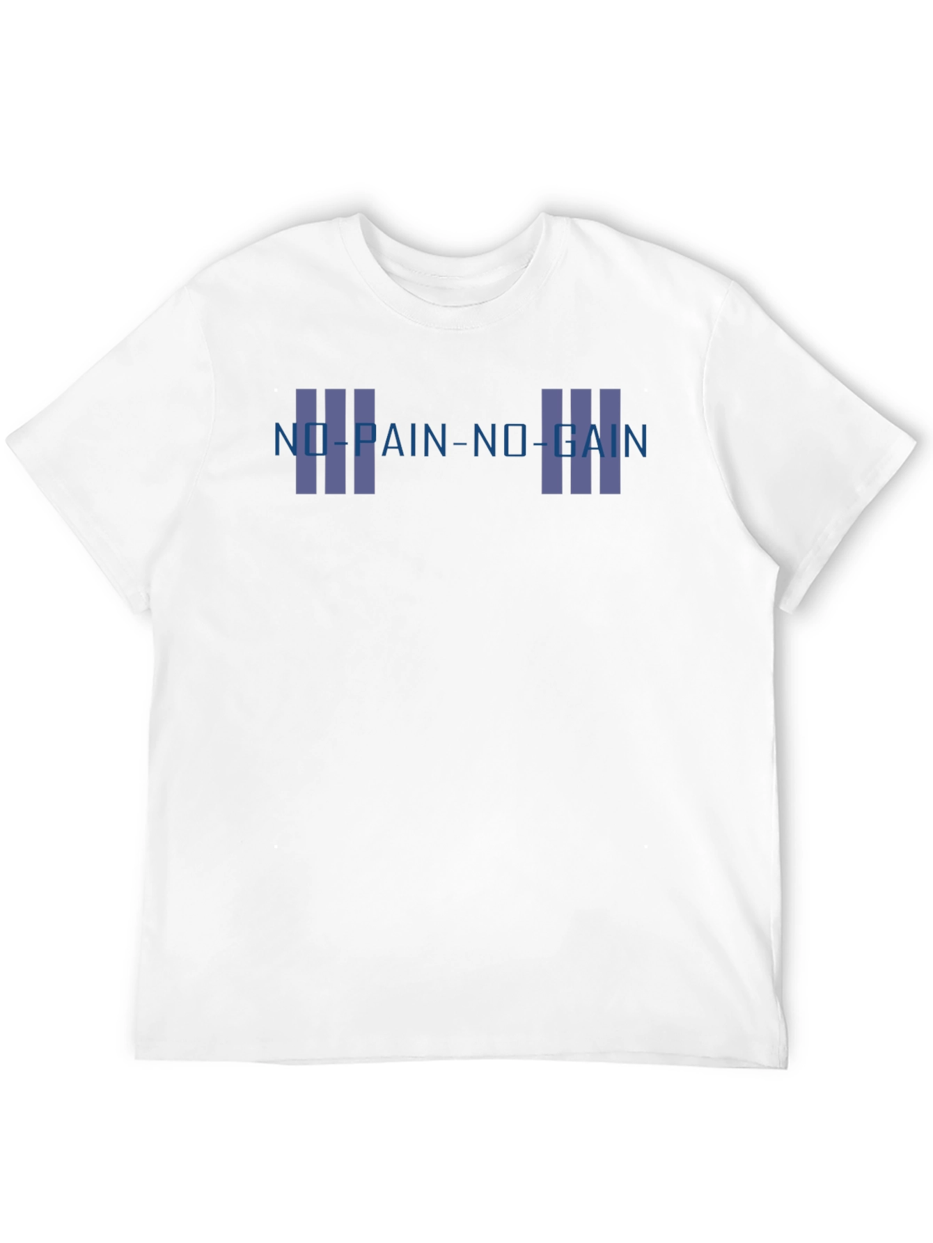 No Pain No Gain Graphic T-Shirt - Black