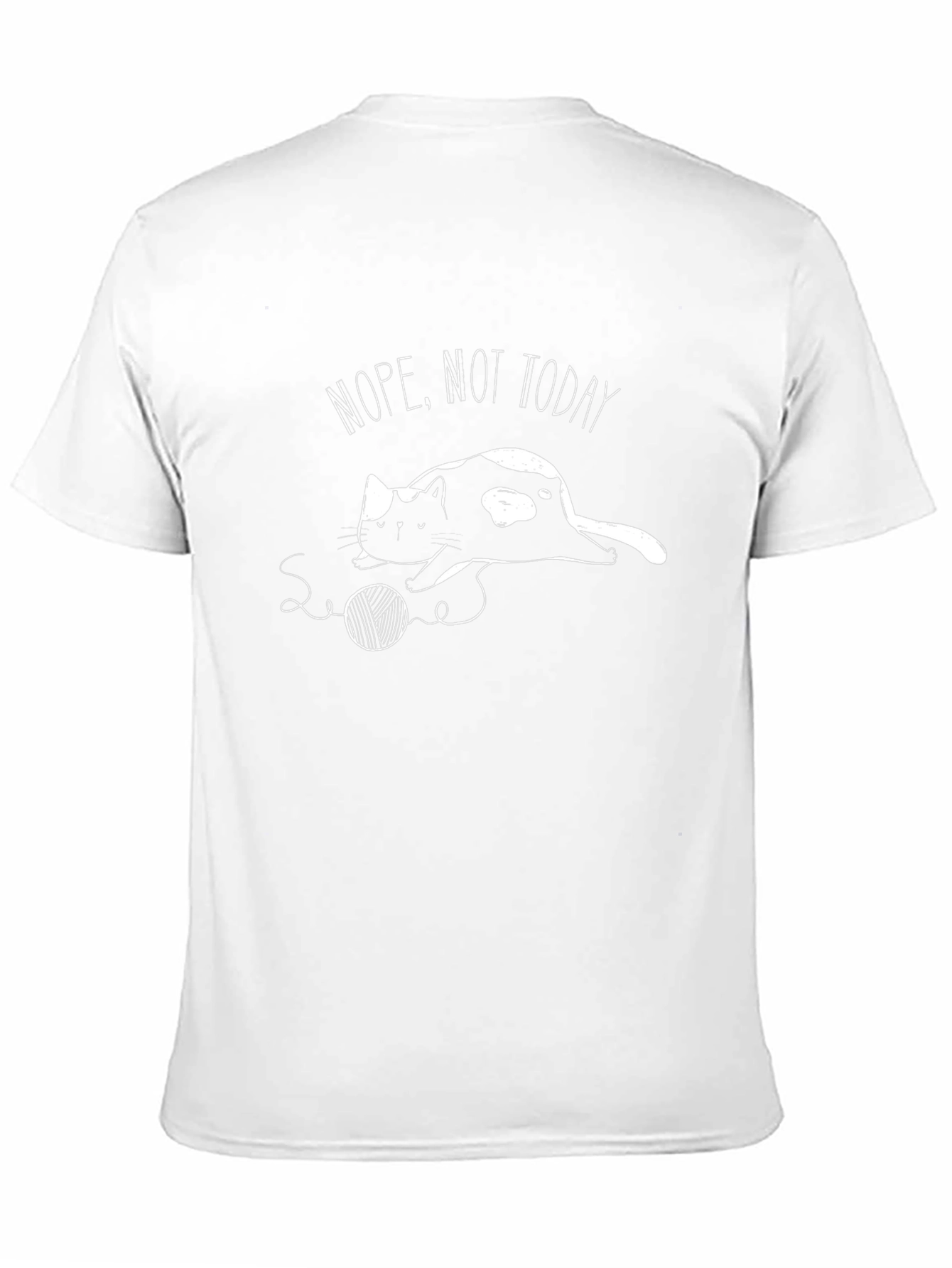 Nope Not Today Cat T-Shirt