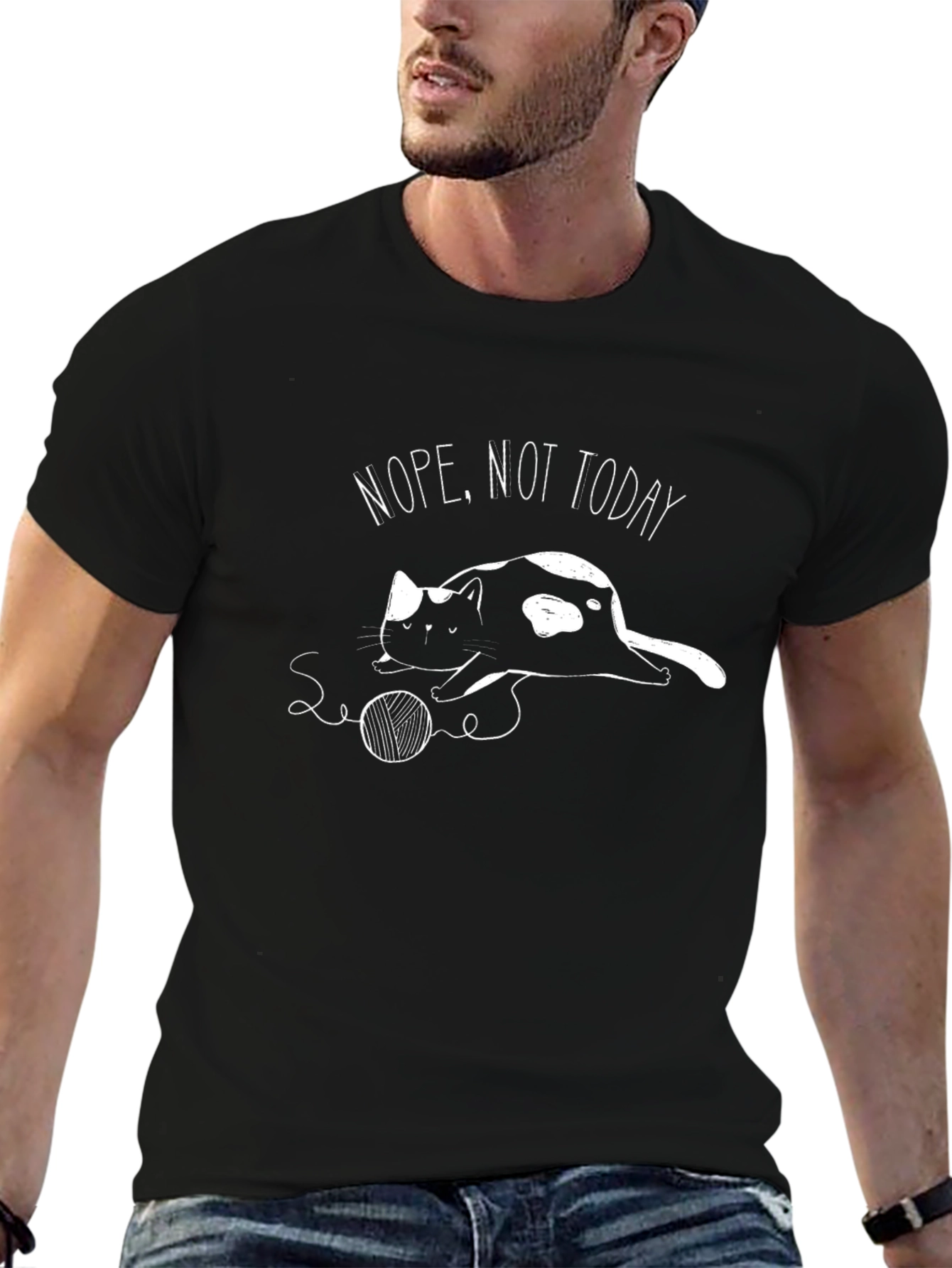 Nope Not Today Cat T-Shirt