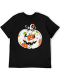 Halloween Pumpkin Pattern T-Shirt