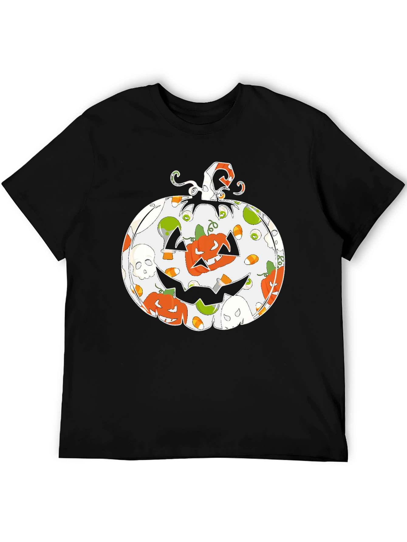 Halloween Pumpkin Pattern T-Shirt