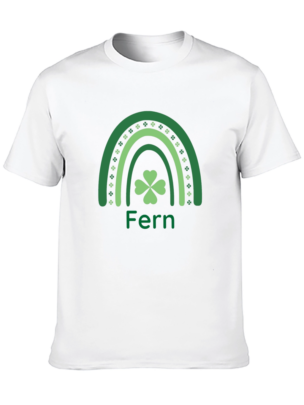 Fern St. Patricks Day Rainbow Shamrock T-Shirt