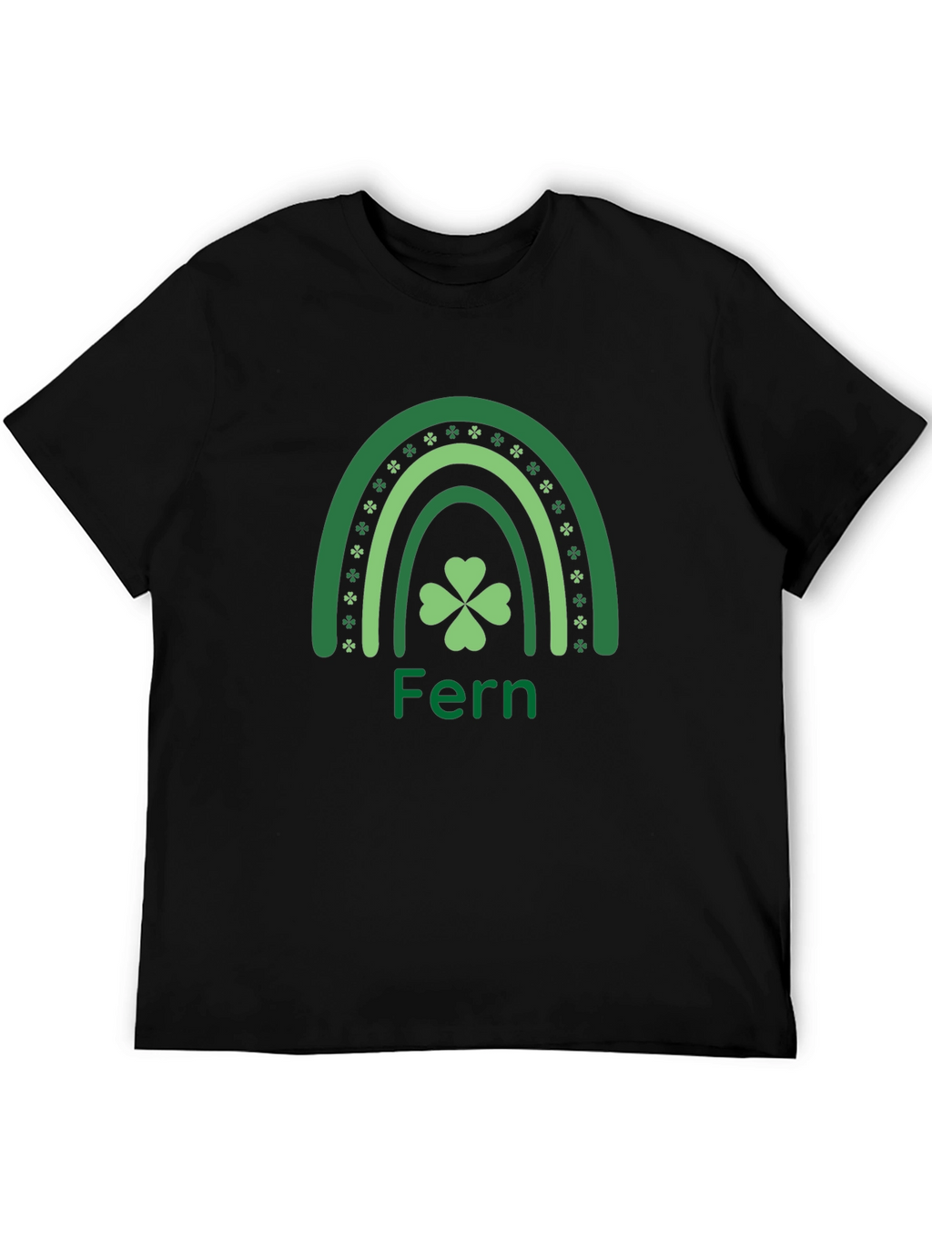 Fern St. Patricks Day Rainbow Shamrock T-Shirt