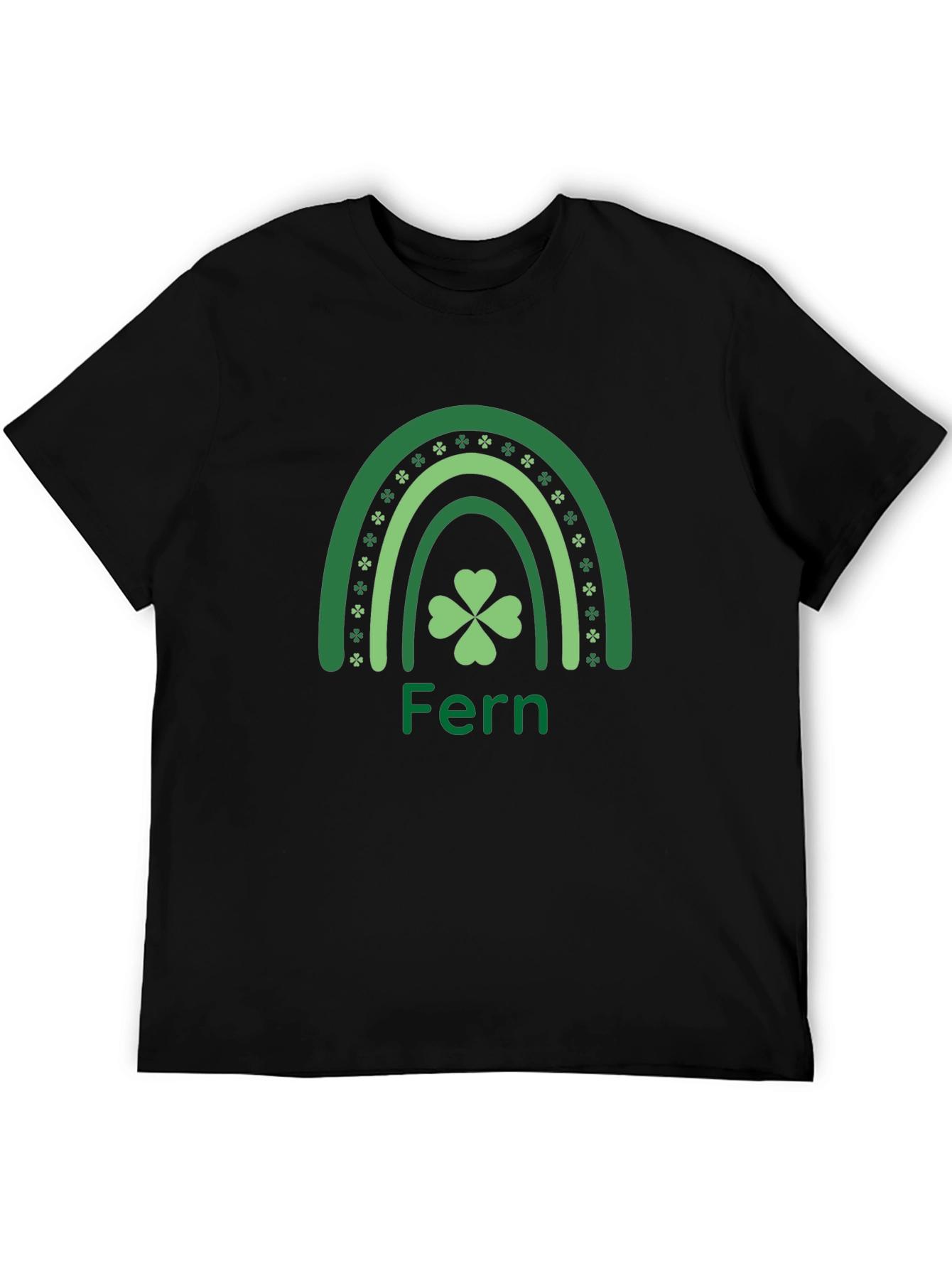 Fern St. Patricks Day Rainbow Shamrock T-Shirt