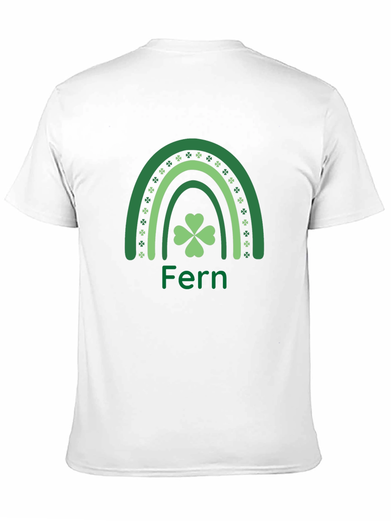 Fern St. Patricks Day Rainbow Shamrock T-Shirt