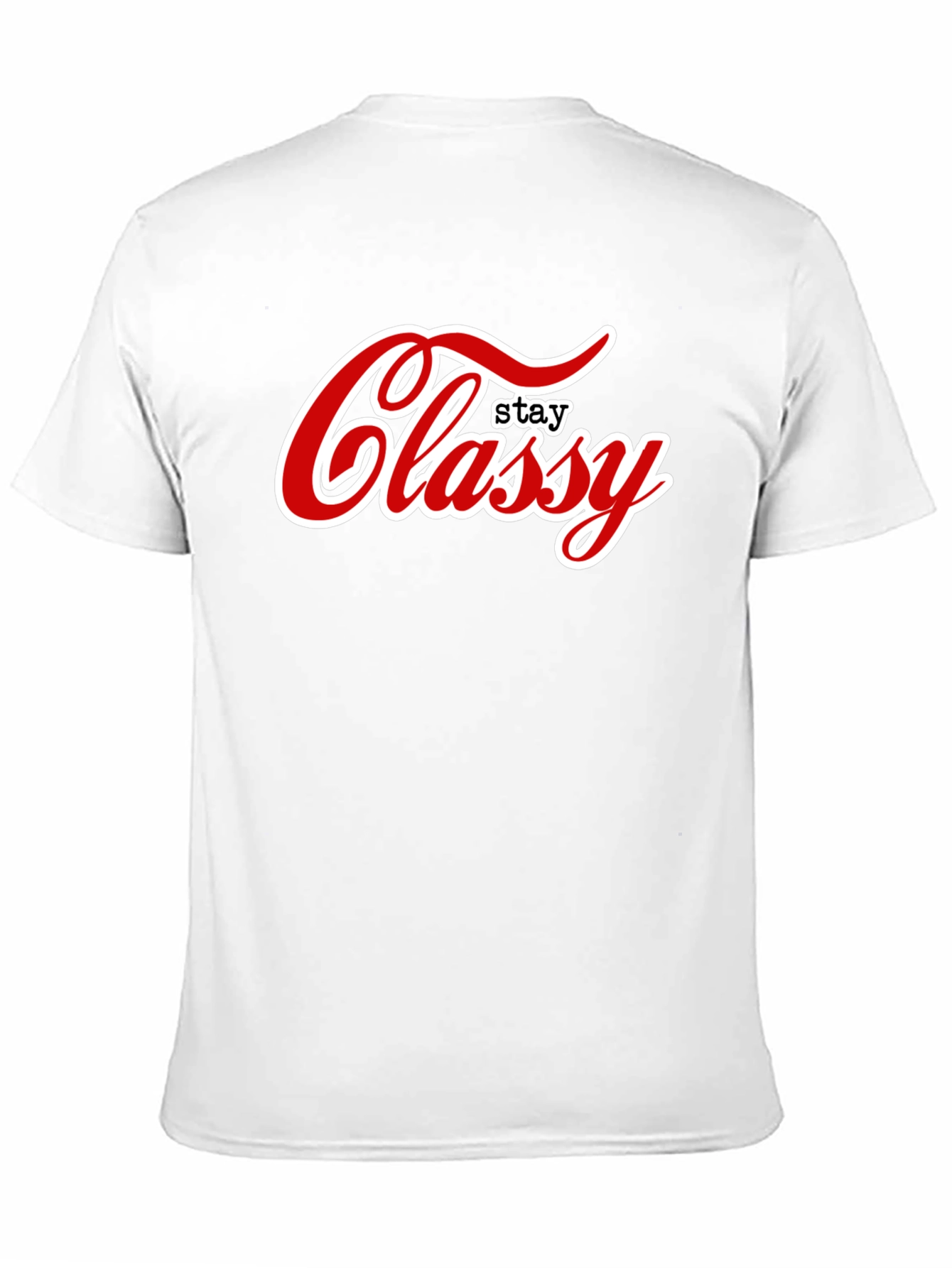 Stay Classy Black Tee - Stylish Graphic Print T-Shirt