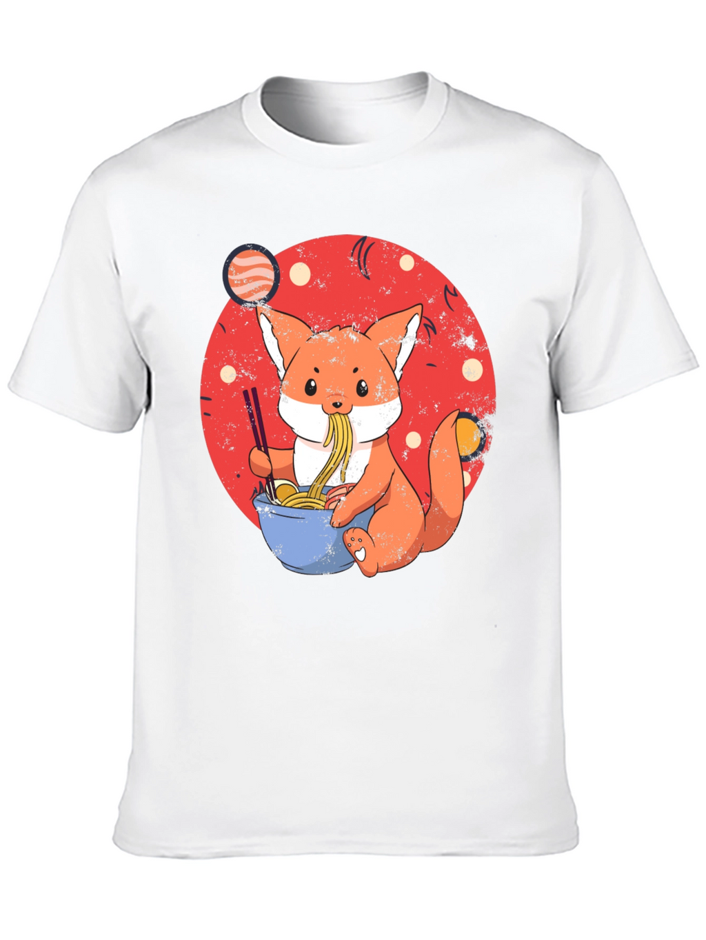 Fox Ramen T-Shirt - Anime Style
