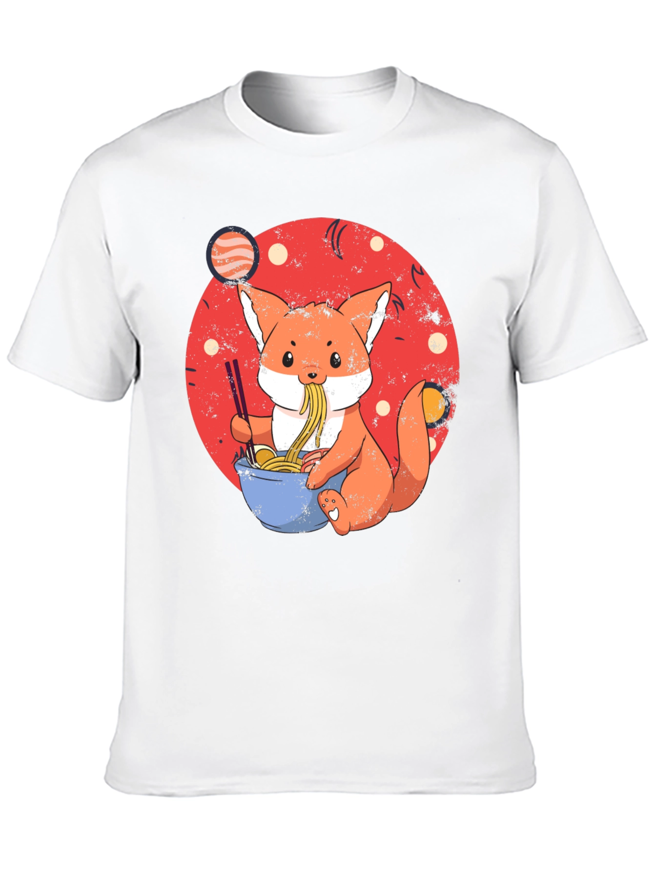Fox Ramen T-Shirt - Anime Style