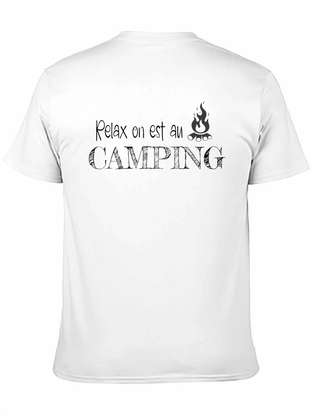 Relax Camping Tee - Black T-Shirt