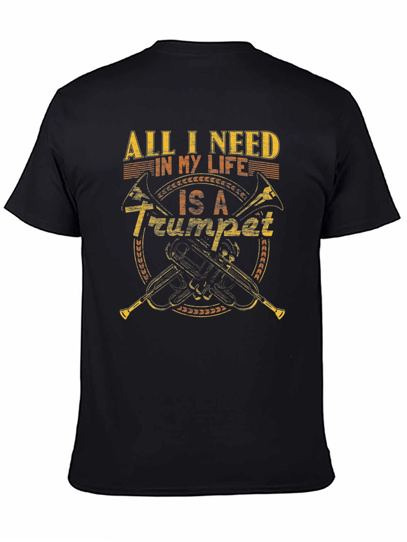 Trumpet Lover Graphic Tee - All I Need is a Trumpet T-Shirt