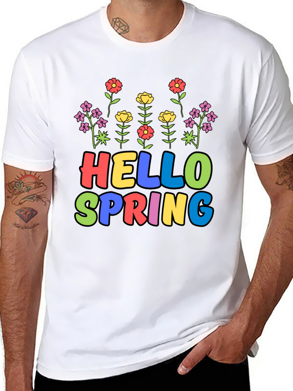 Hello Spring Graphic Tee