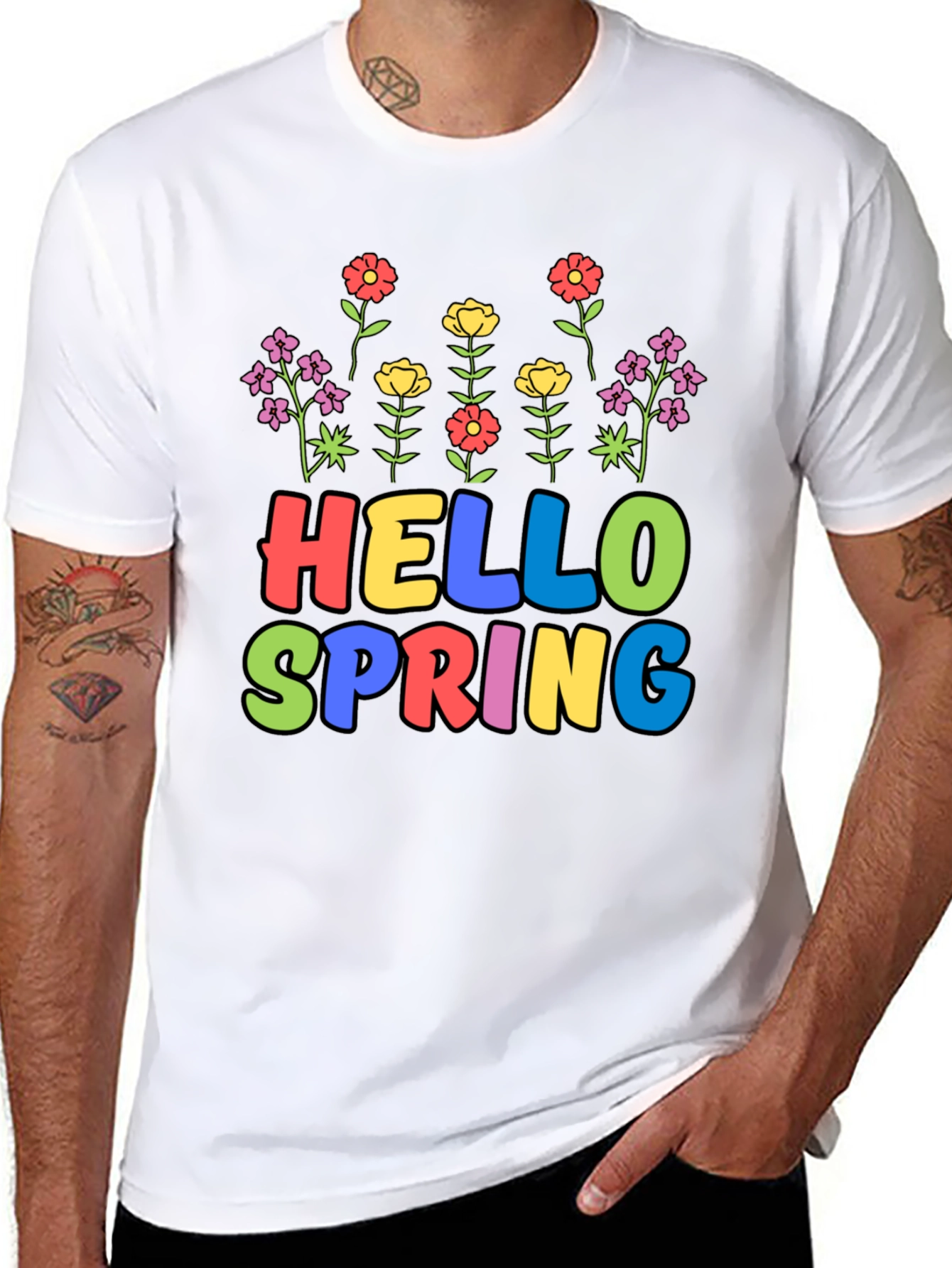 Hello Spring Graphic Tee