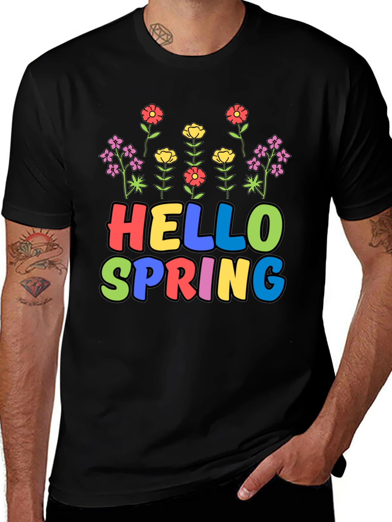 Hello Spring Graphic Tee