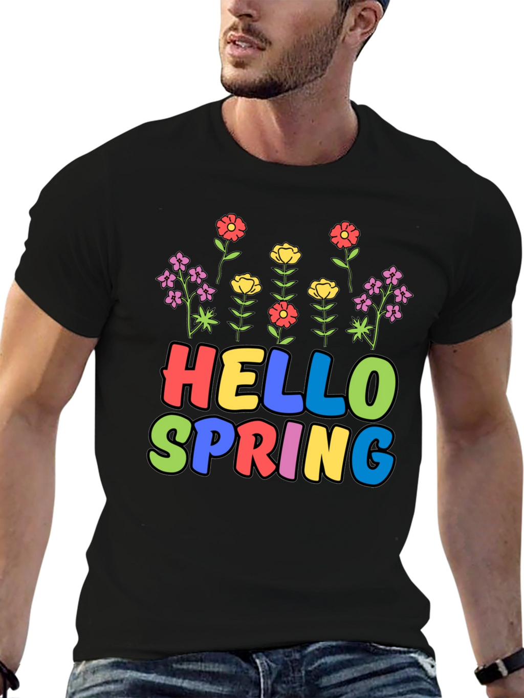 Hello Spring Graphic Tee