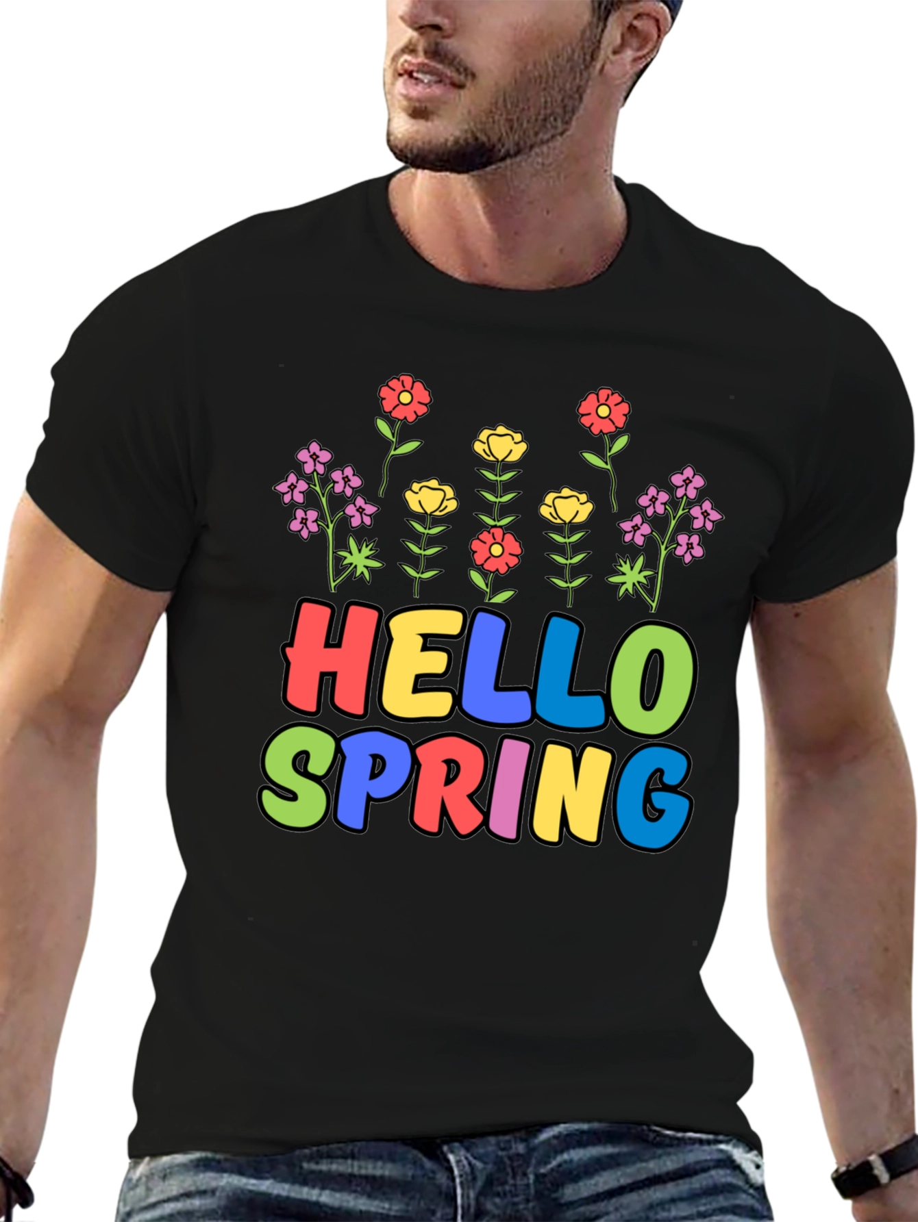 Hello Spring Graphic Tee