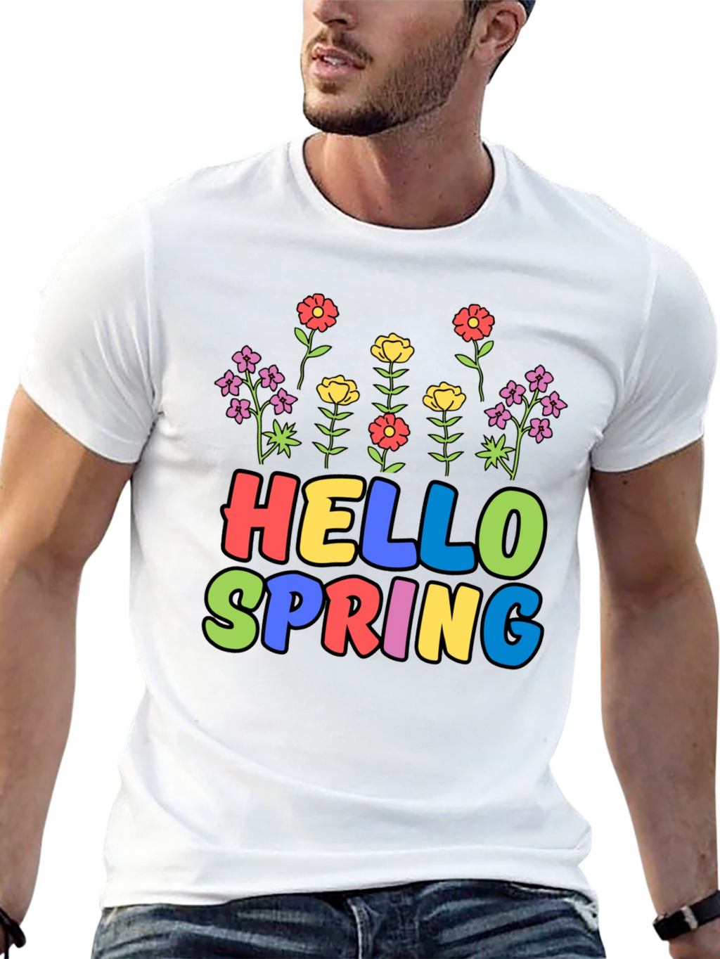 Hello Spring Graphic Tee