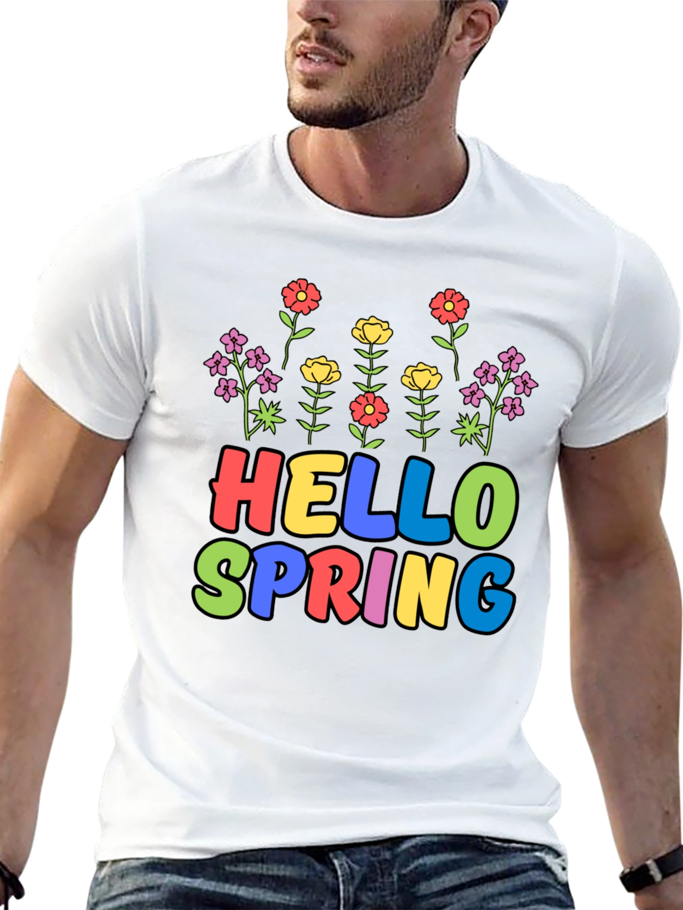 Hello Spring Graphic Tee