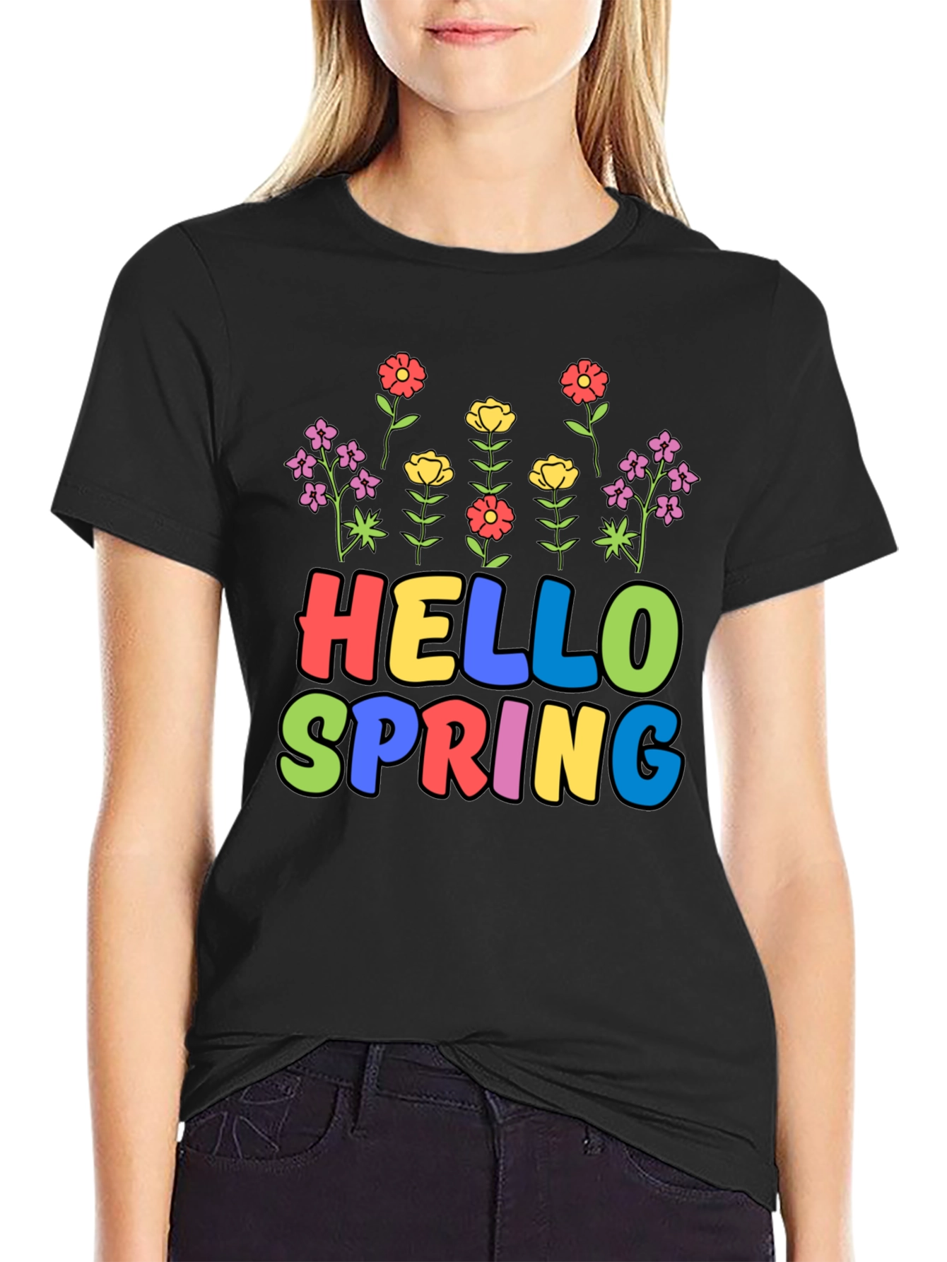 Hello Spring Graphic Tee