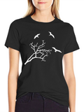 Natures Embrace T-Shirt - Birds and Branches Tee