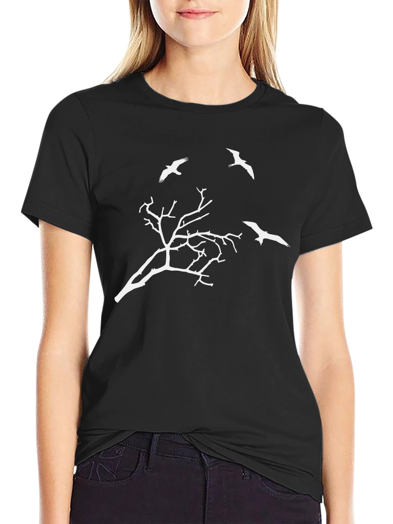 Natures Embrace T-Shirt - Birds and Branches Tee